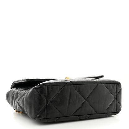 Chanel Lambskin Quilted Large Chanel 19 Flap Black 4 of 10