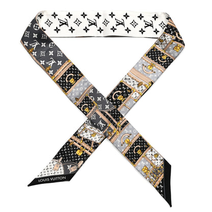 Louis Vuitton Silk Monogram Lets Go BB Bandeau Black 1 of 4