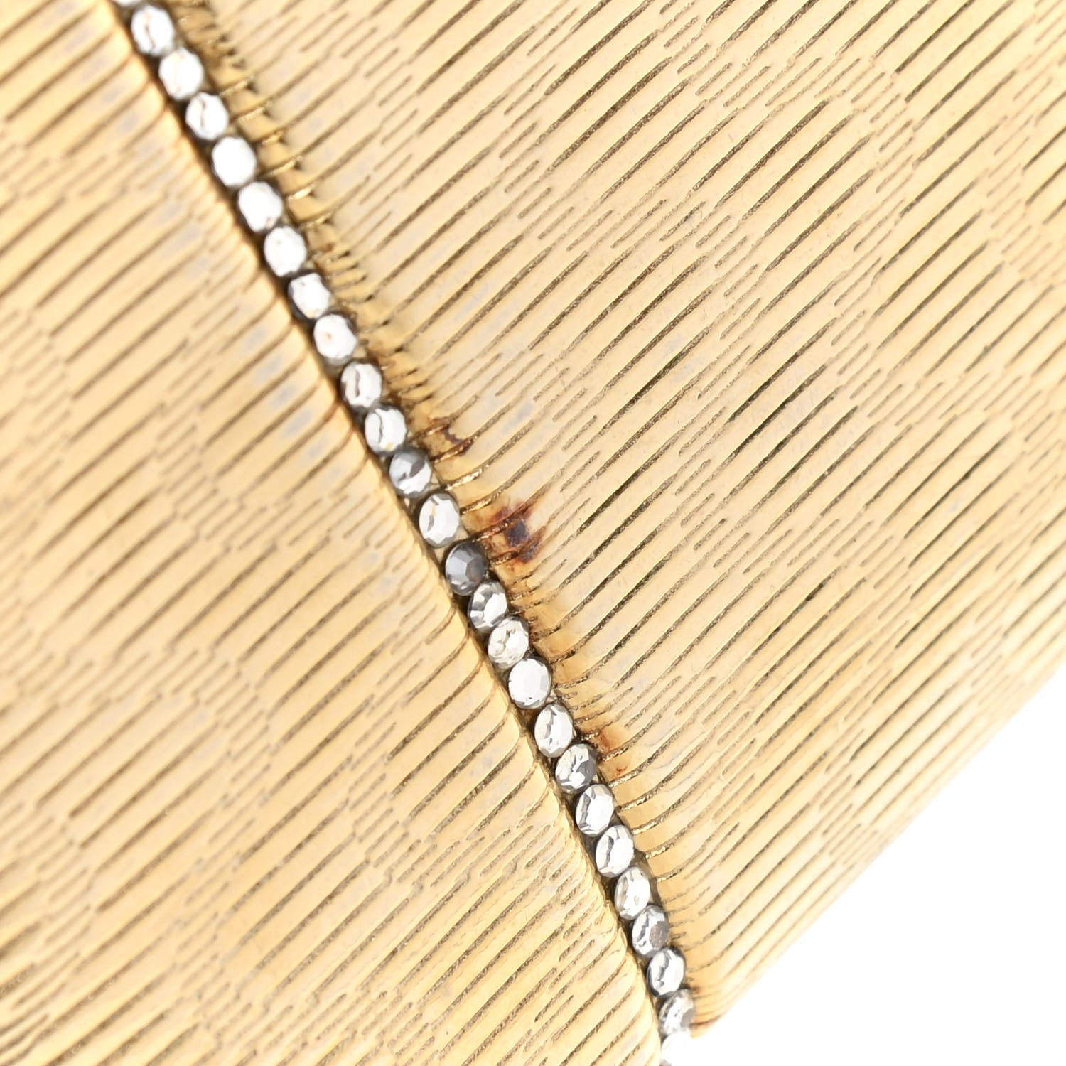 Judith Leiber Crystal Minaudiere Clutch Gold 25 of 25