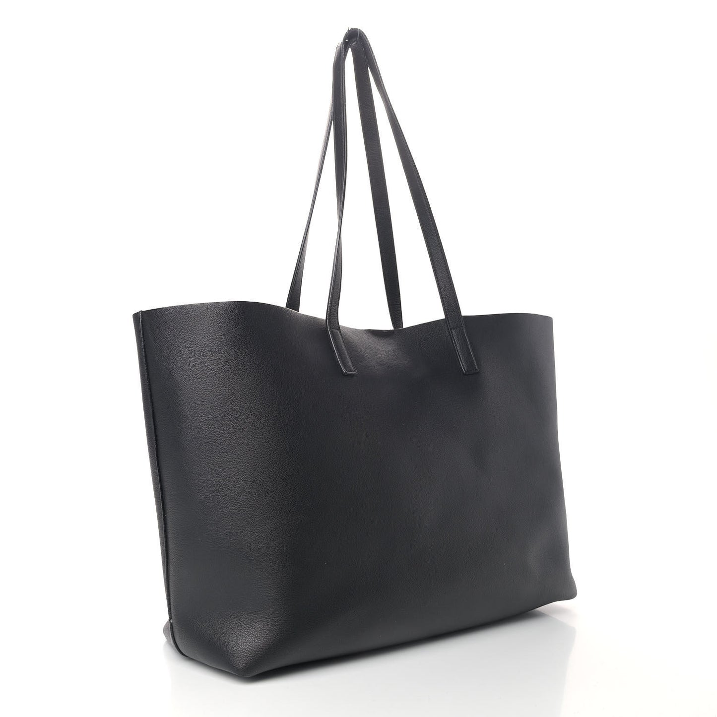 Calfskin Large Shopping Tote Black