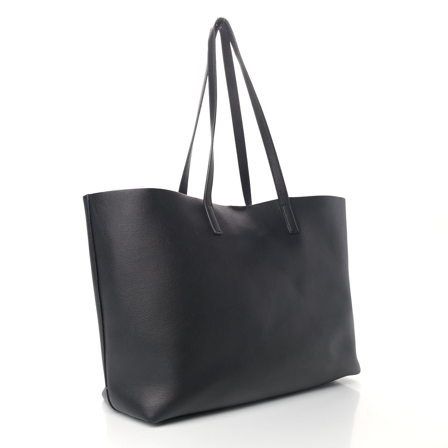 Saint Laurent Calfskin Large Shopping Tote Black 2 of 9