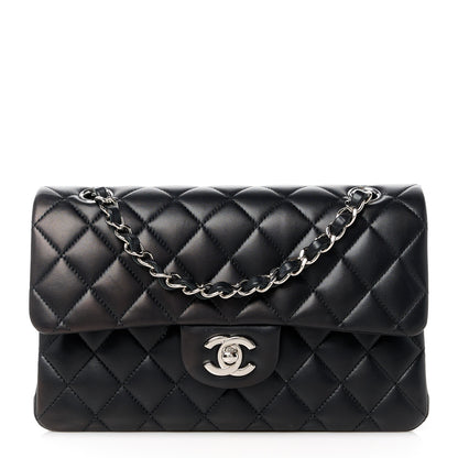 Chanel Lambskin Quilted Small Double Flap Black 1 of 12