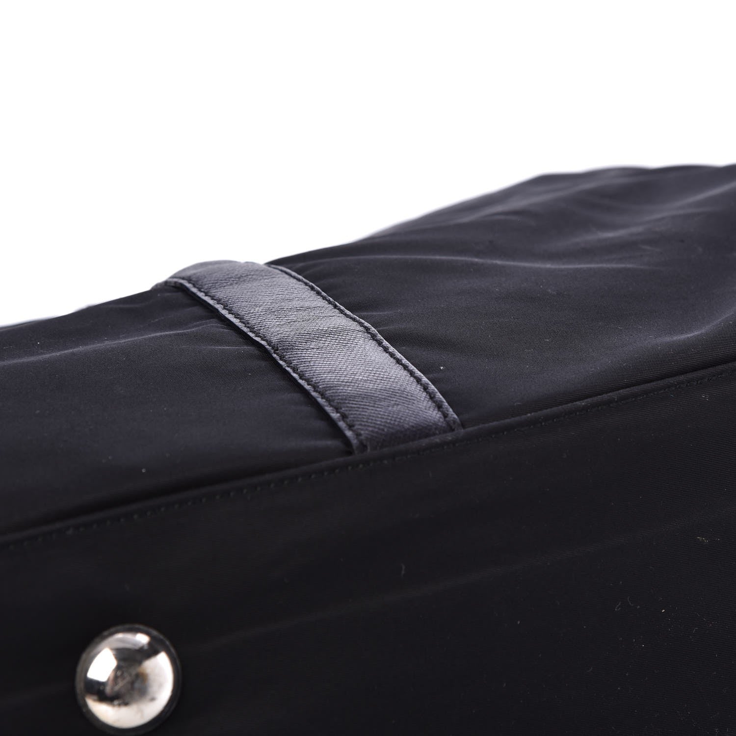 Prada Tessuto Nylon Saffiano Weekender Black 10 of 17