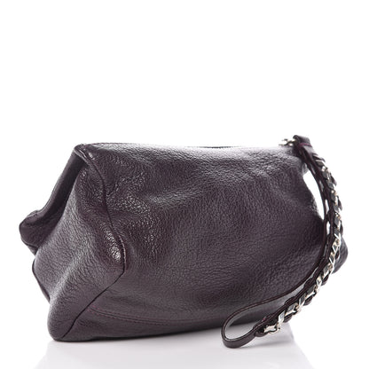 Givenchy Sugar Goatskin Pandora Wristlet Dark Purple 3 of 10