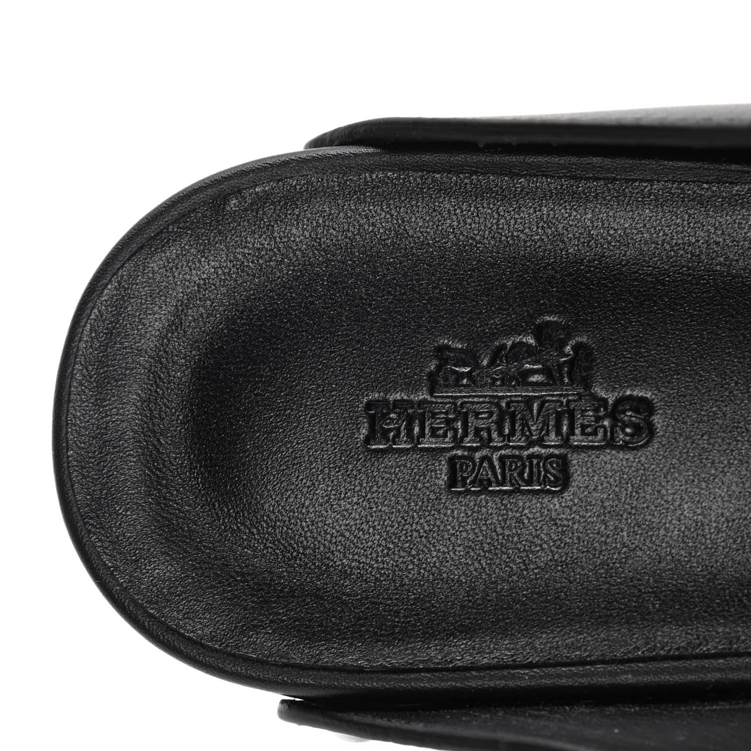 Hermes Calfskin Calya Mules 37 Black 9 of 10