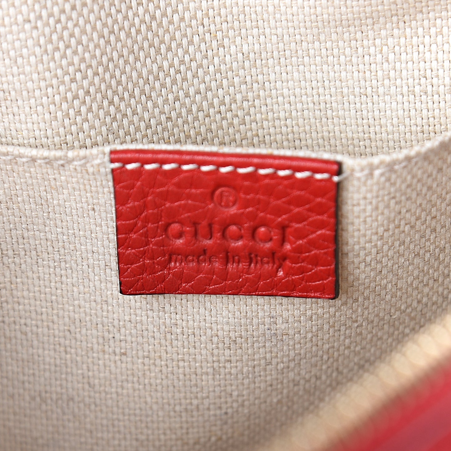 Pebbled Calfskin Small Soho Disco Bag Tabasco Red