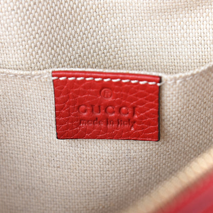 Gucci Pebbled Calfskin Small Soho Disco Bag Tabasco Red 5 of 8