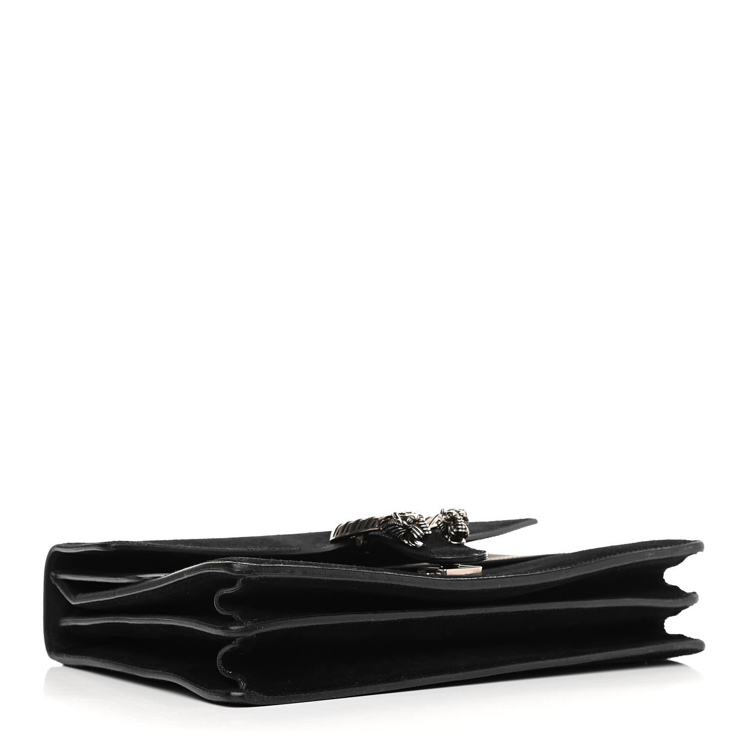 Gucci Suede Medium Dionysus Shoulder Bag Black 3 of 11