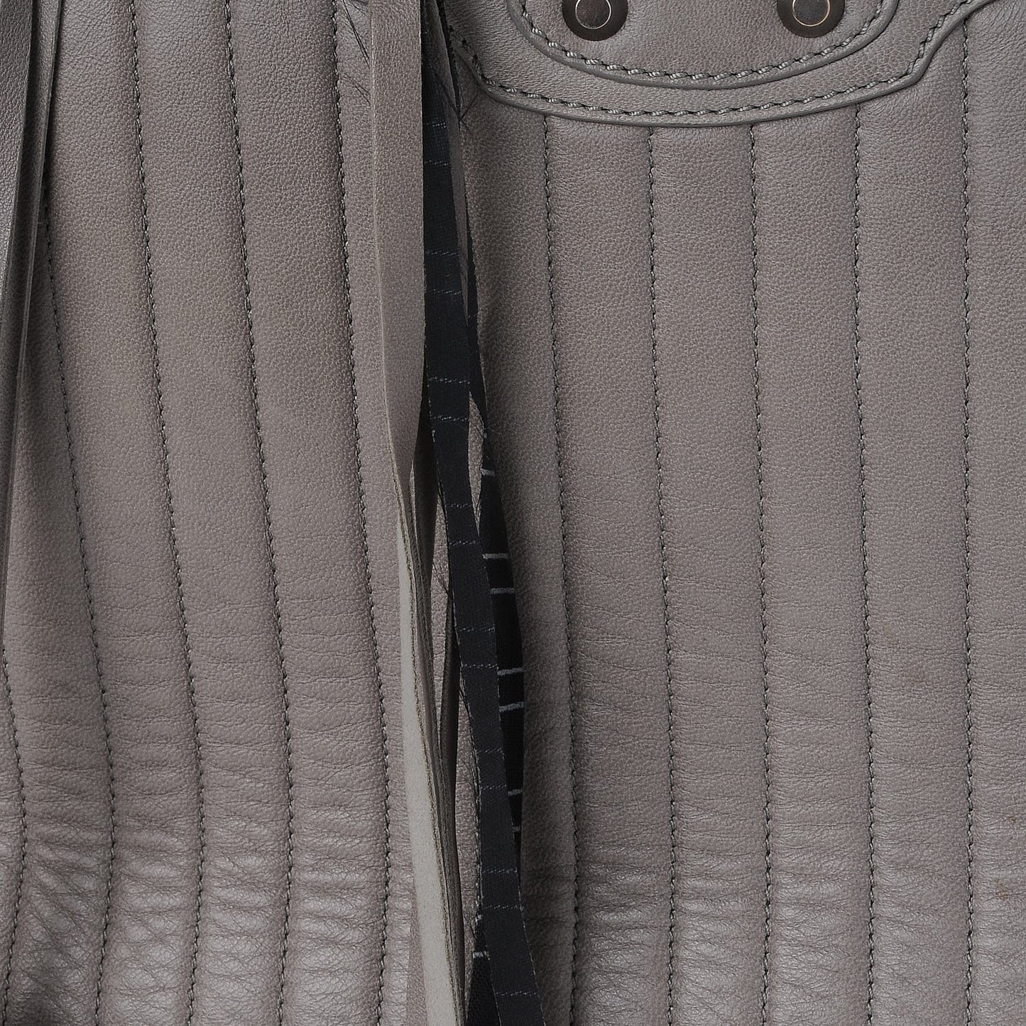 Veau Papier A4 Stitched Tote Grey