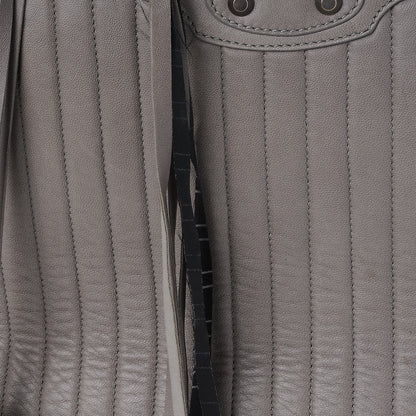 Balenciaga Veau Papier A4 Stitched Tote Grey 12 of 16