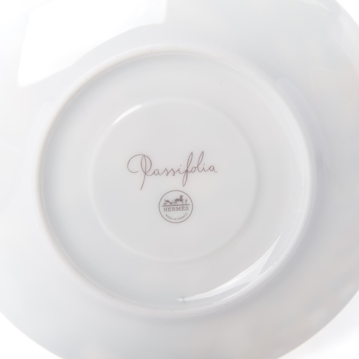 Hermes Porcelain Passifolia Tea Cup And Saucer Set Of 2 9 of 10