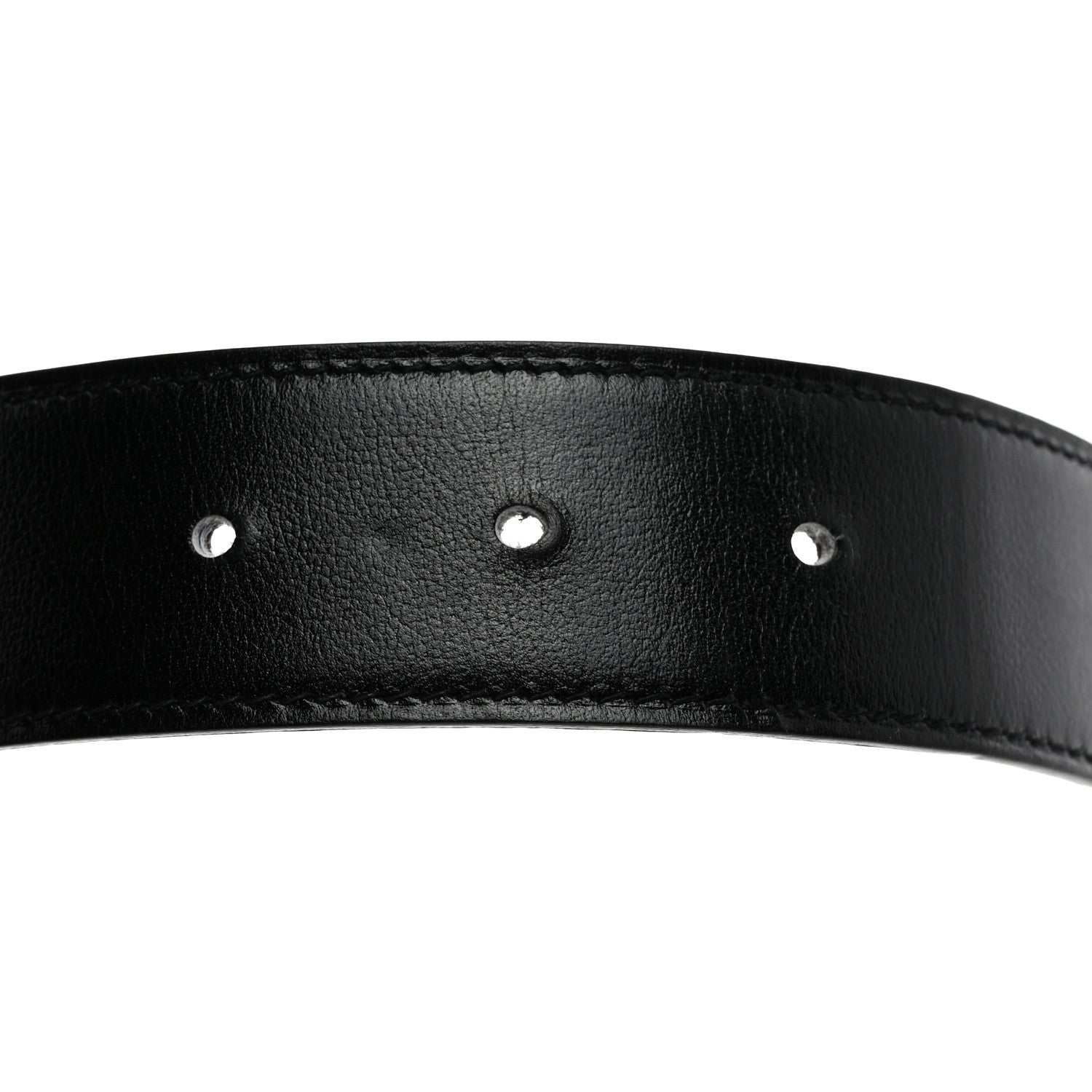 Hermes Box Togo 32mm H Belt 90 36 Black Chocolate 6 of 10