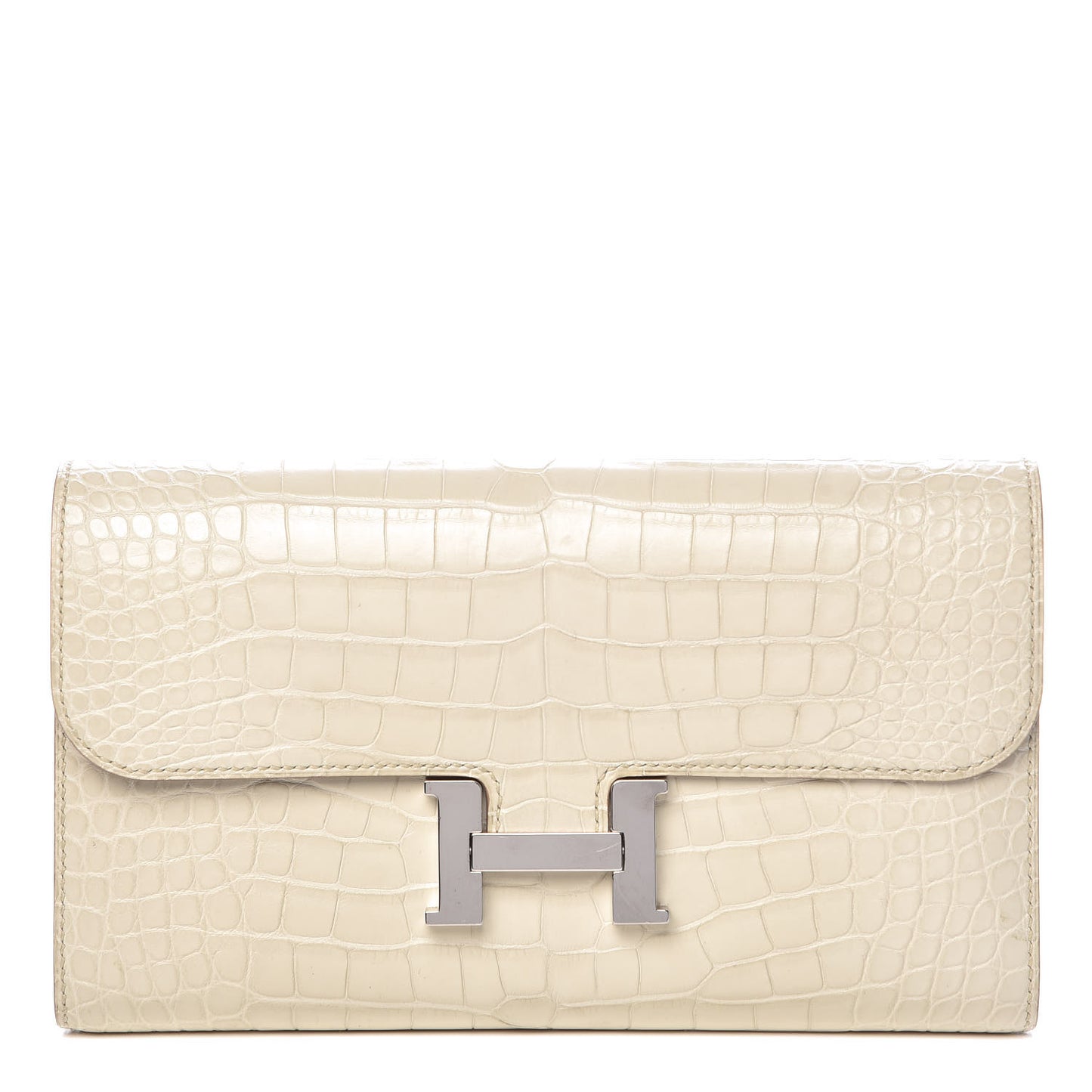 Matte Alligator Constance Wallet Beton