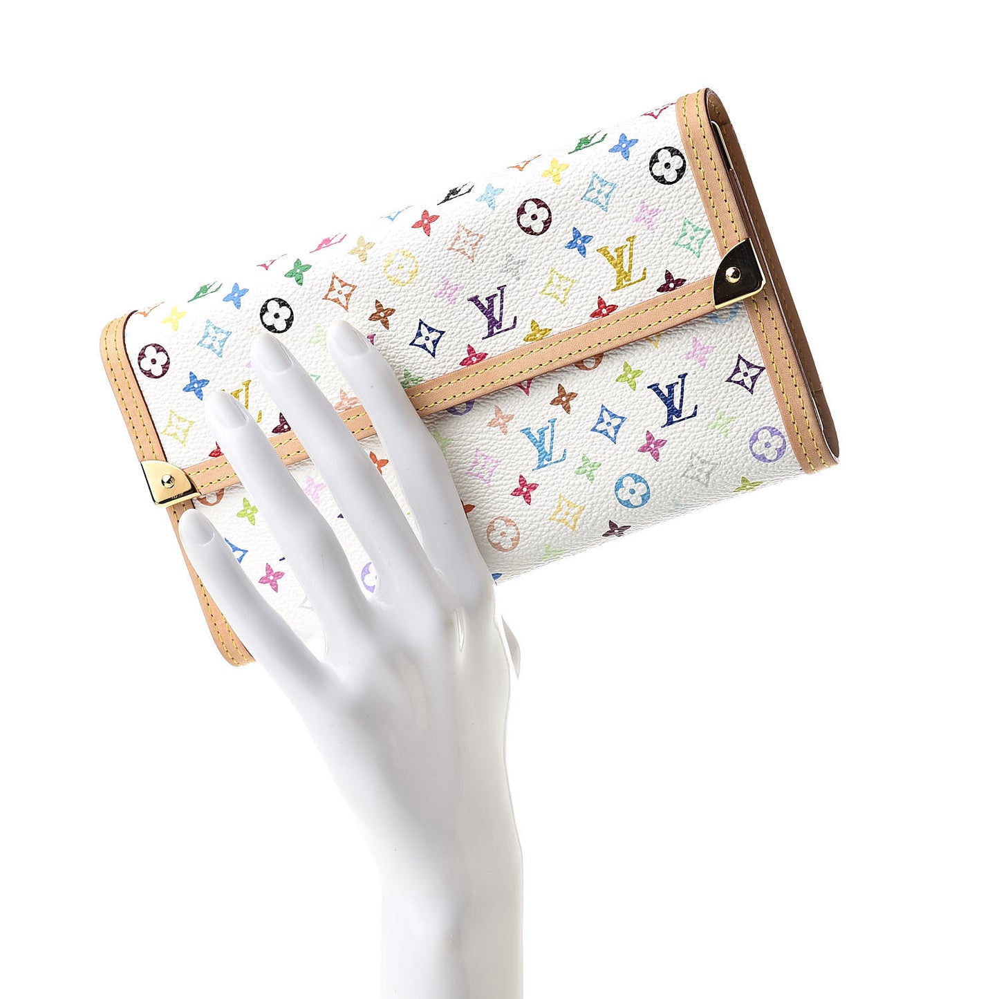 Monogram Multicolor Porte Tresor International Wallet White