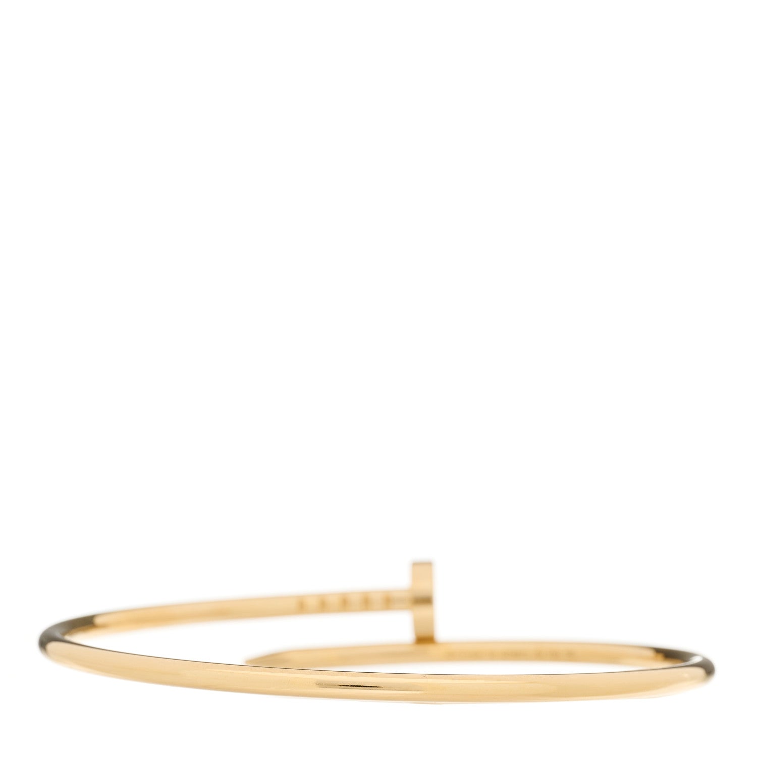Cartier 18K Yellow Gold Small Juste Un Clou Bracelet 16 2 of 4