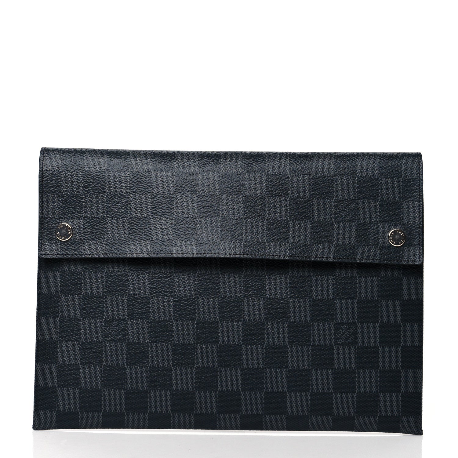 Louis Vuitton Damier Graphite Alpha Triple Pochette 2 of 17
