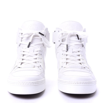 Gucci Calfskin Mens High Top Sneakers 9 White 2 of 10