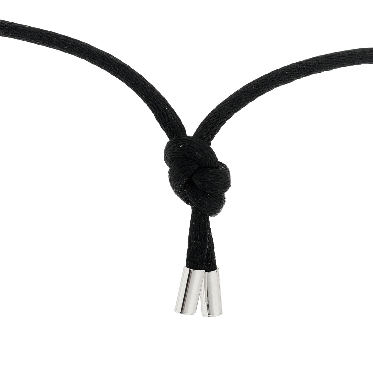 Cartier 18K White Gold LOVE Screwdriver Pendant Cord Necklace 4 of 6
