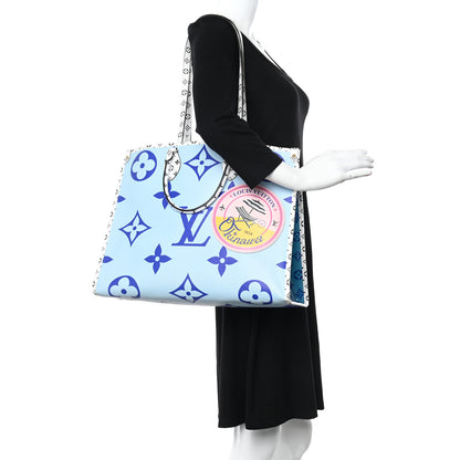 Louis Vuitton Monogram Giant Okinawa Onthego Blue 2 of 11