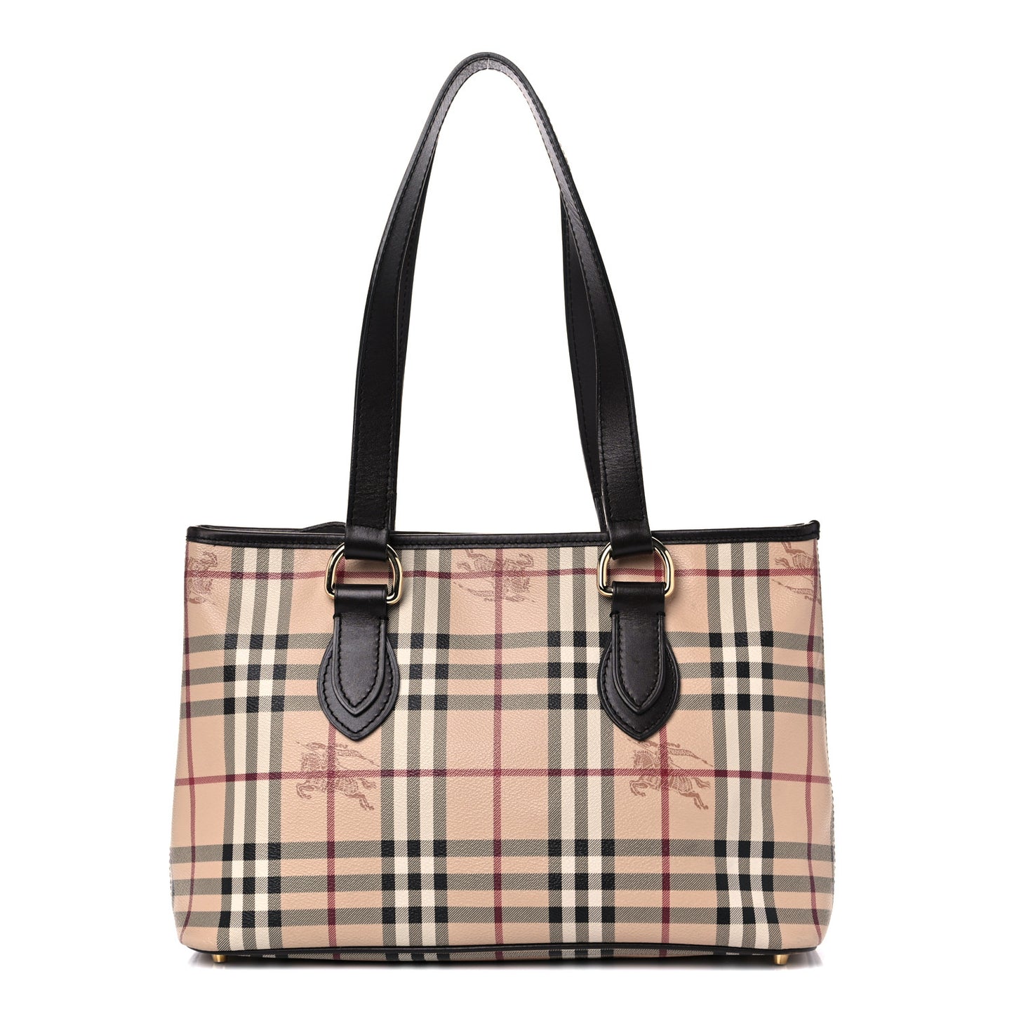 Haymarket Check Nick Tote Chocolate