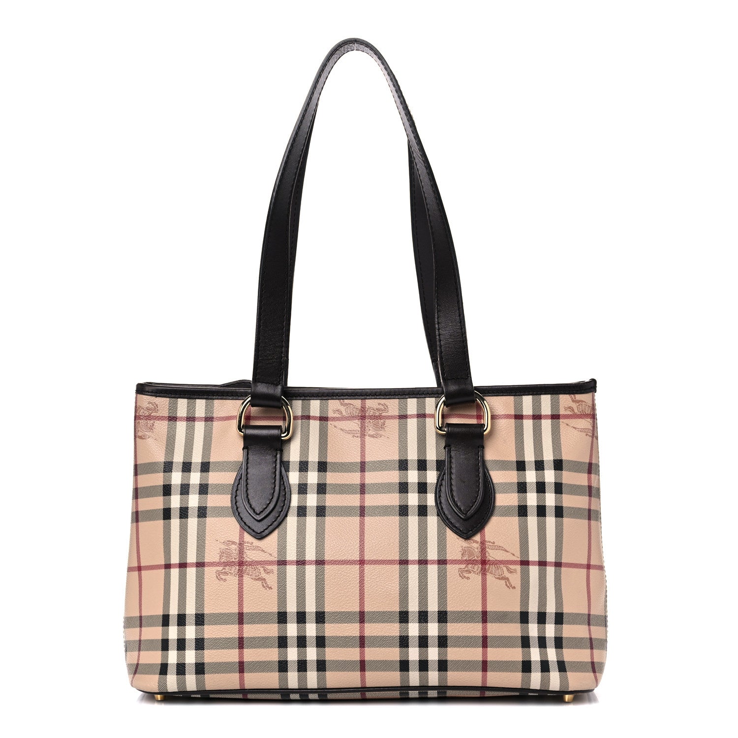Burberry Haymarket Check Nick Tote Chocolate 1 of 14