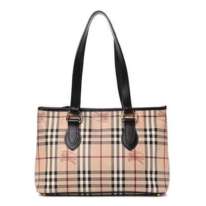 Burberry Haymarket Check Nick Tote Chocolate 1 of 14