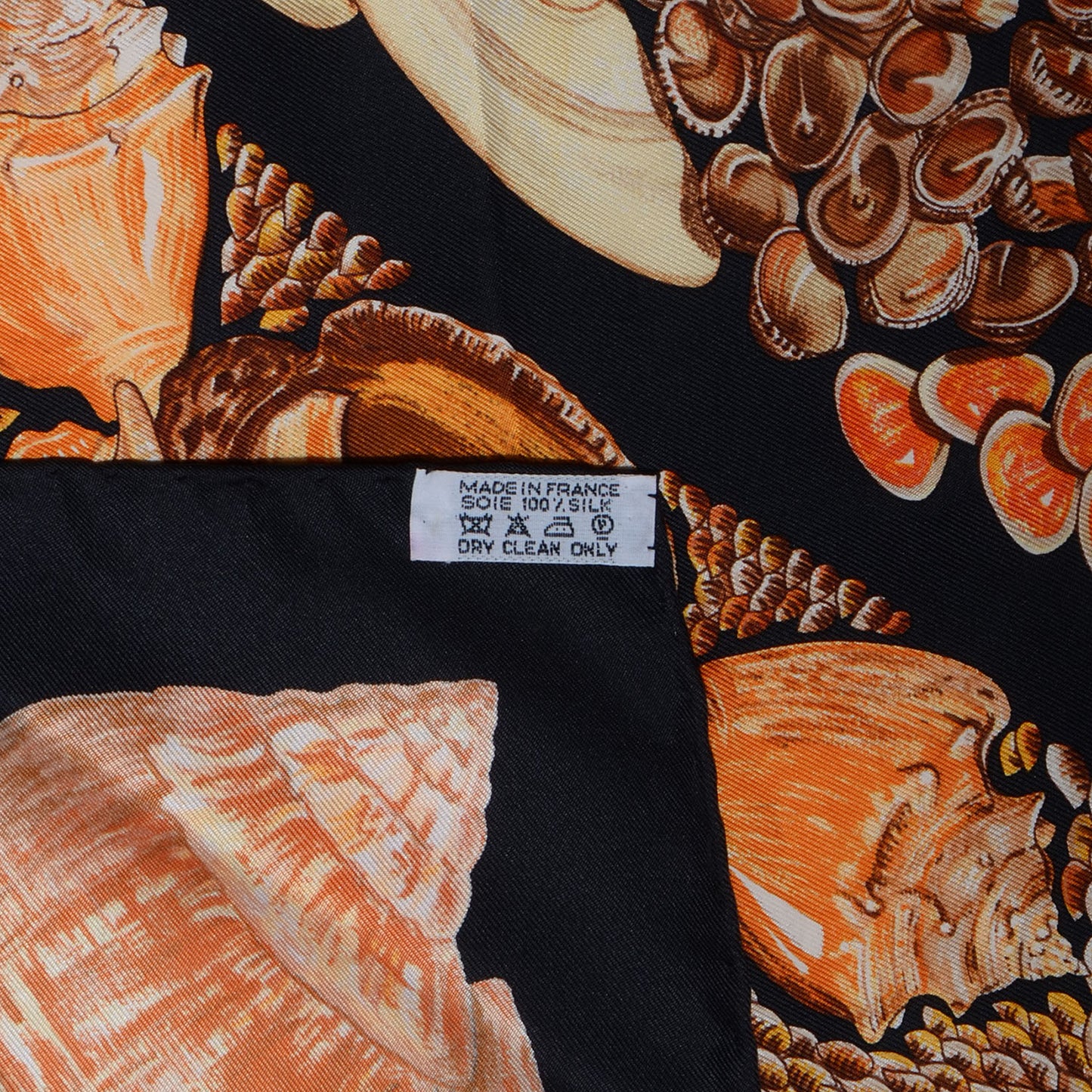Silk Rocaille Scarf 90 Black