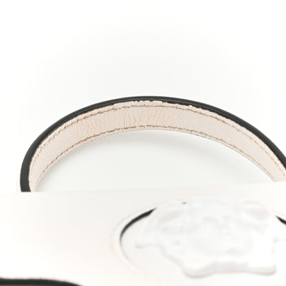 Versace Grained Calfskin Small La Medusa Top Handle Bag White 14 of 15