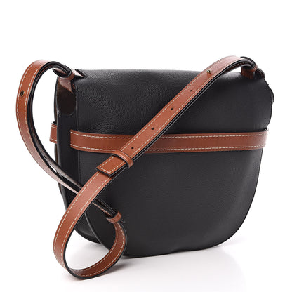 Loewe Grained Calfskin Large Gate Bag Pecan Black 3 of 9