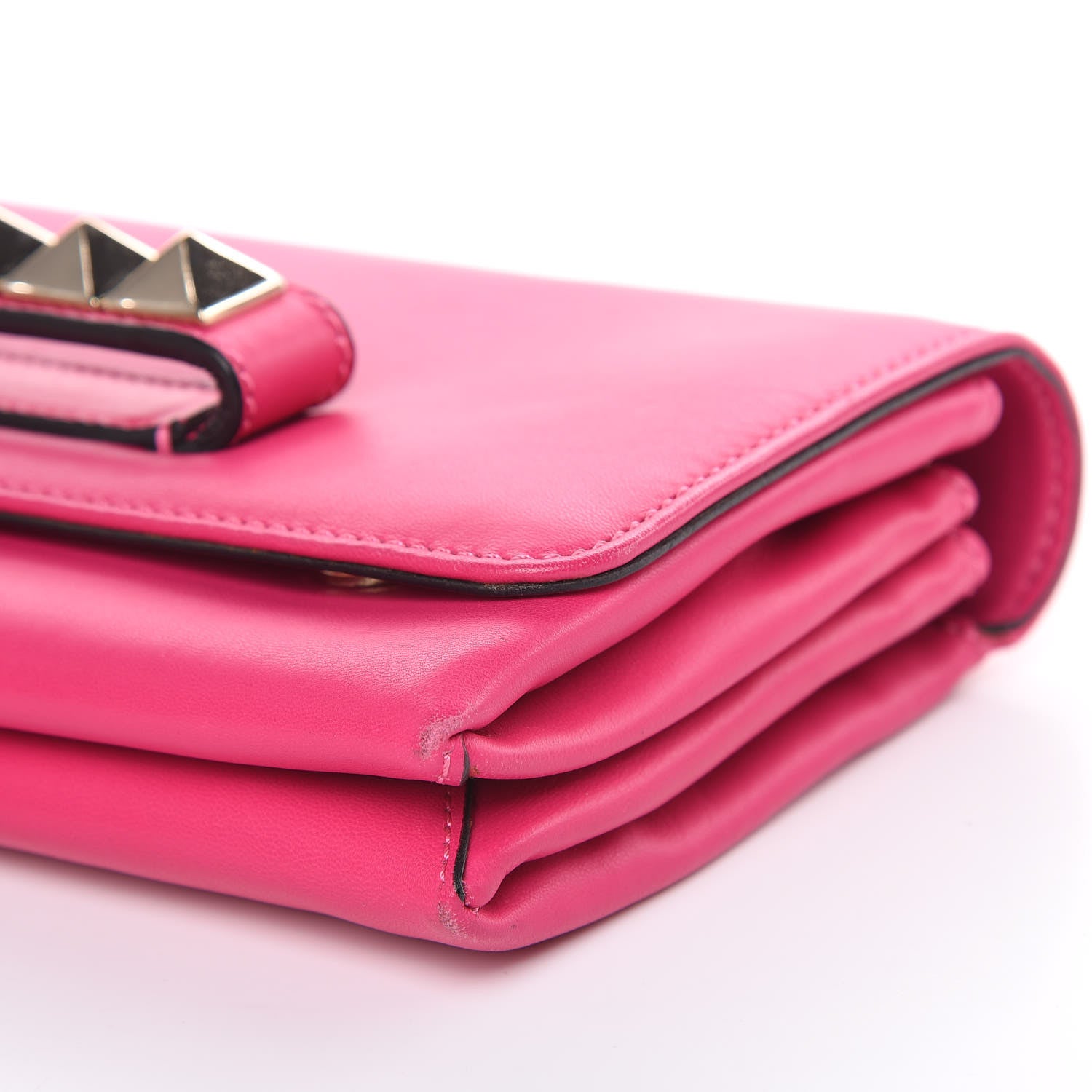 Valentino Garavani Calfskin Va Va Voom Shoulder Bag Pop Fuxia 8 of 12