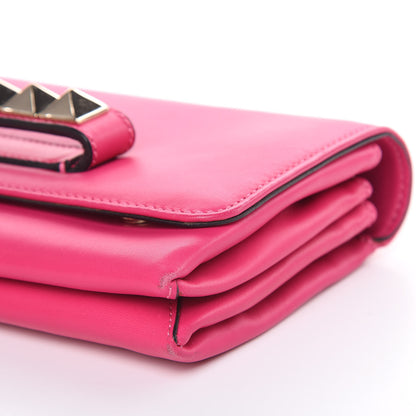 Valentino Garavani Calfskin Va Va Voom Shoulder Bag Pop Fuxia 8 of 12