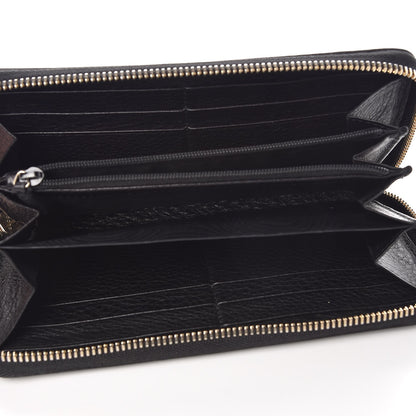 Gucci Pebbled Calfskin Soho Zip Around Wallet Black 5 of 8