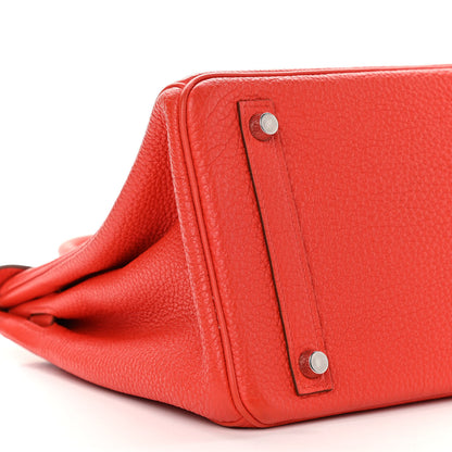 Hermes Togo Birkin 30 Capucine 8 of 11