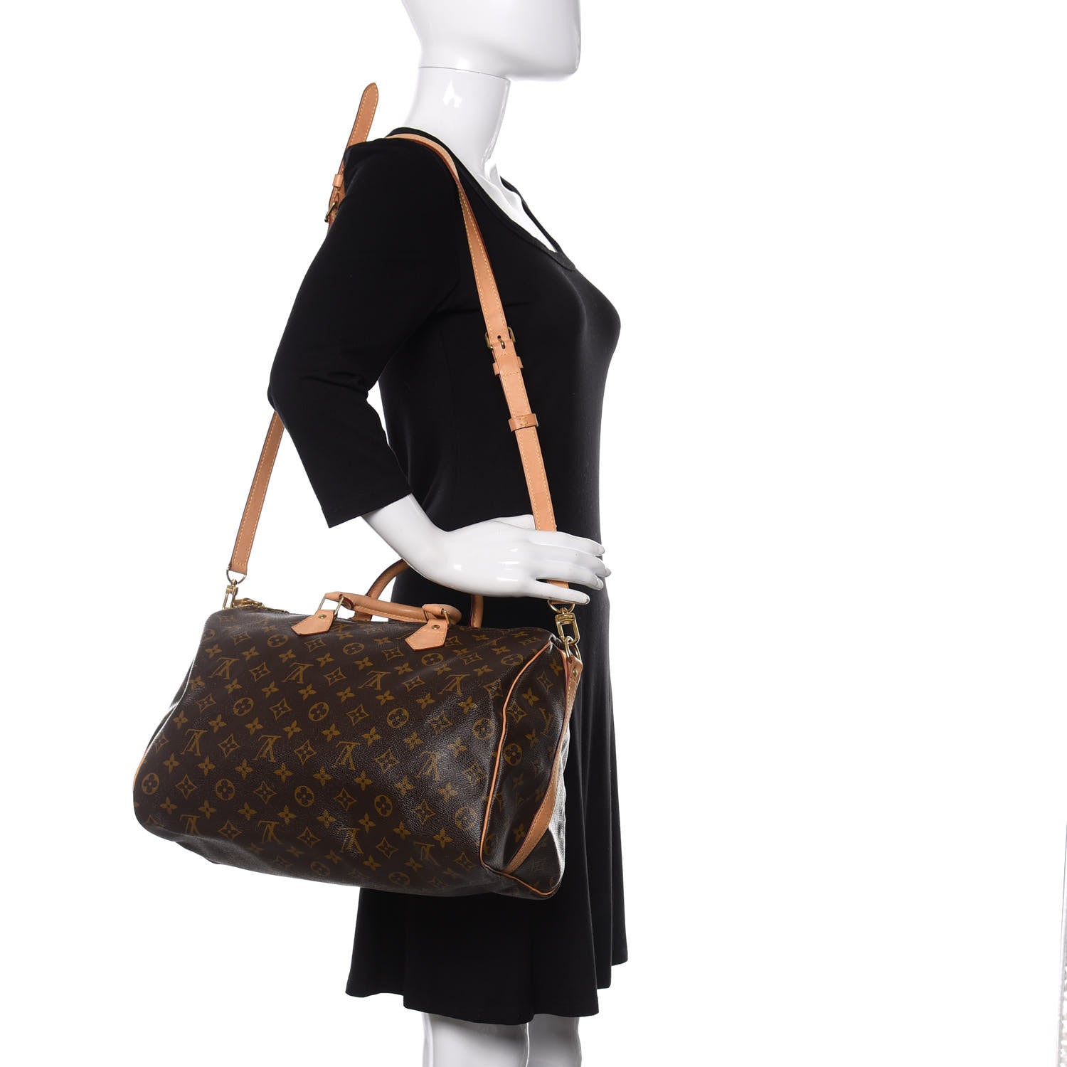Louis Vuitton Monogram Speedy Bandouliere 35 2 of 12