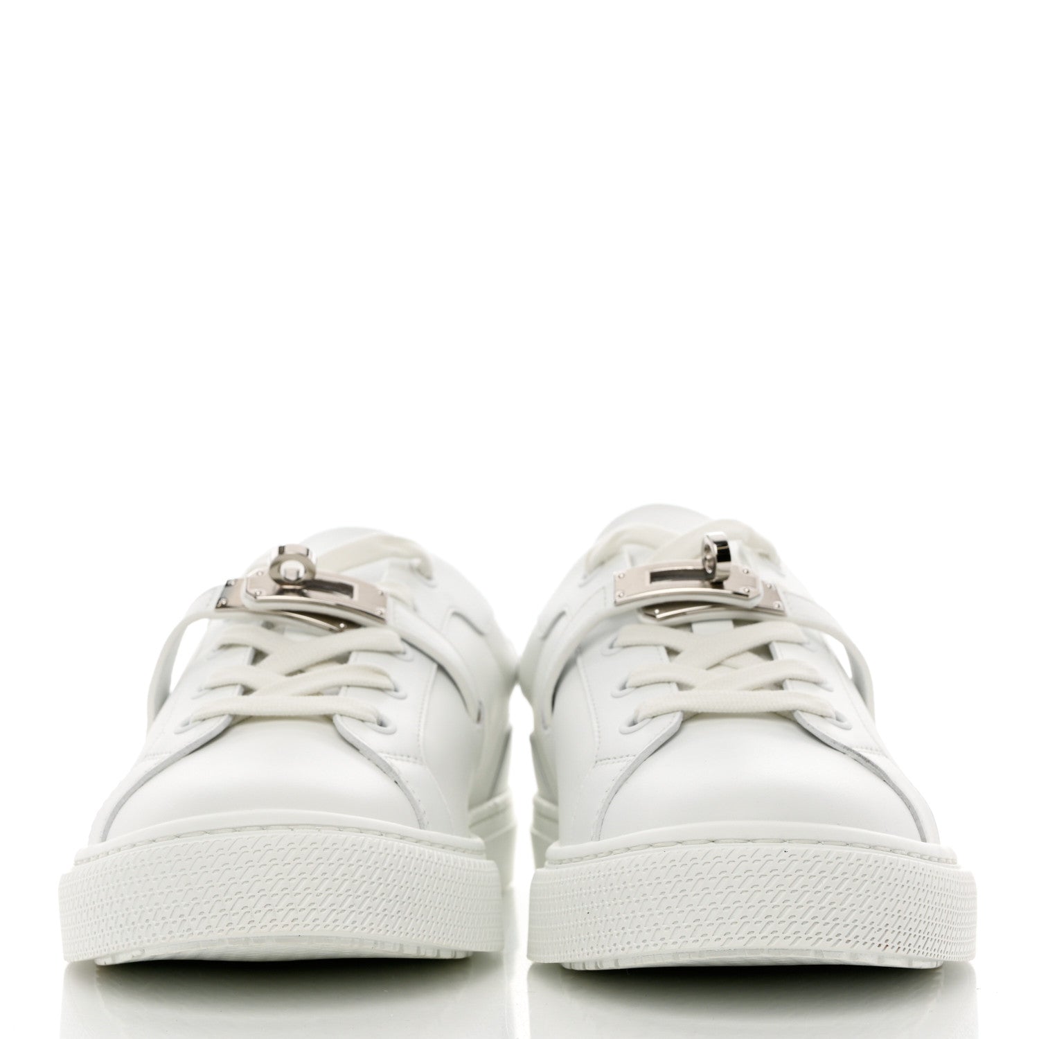Hermes Calfskin Day Sneakers 40.5 White 2 of 9