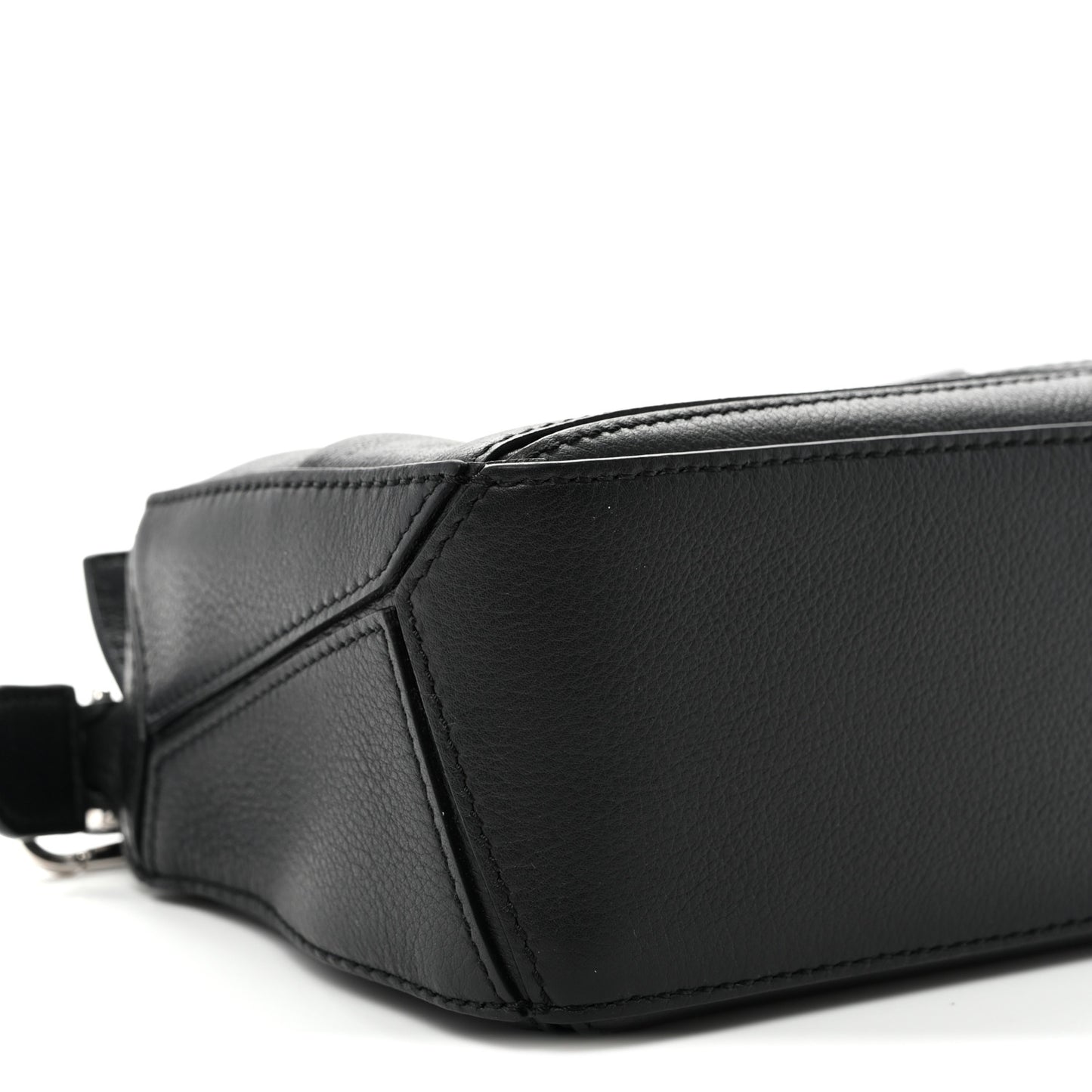 Calfskin Mini Puzzle Bag Black