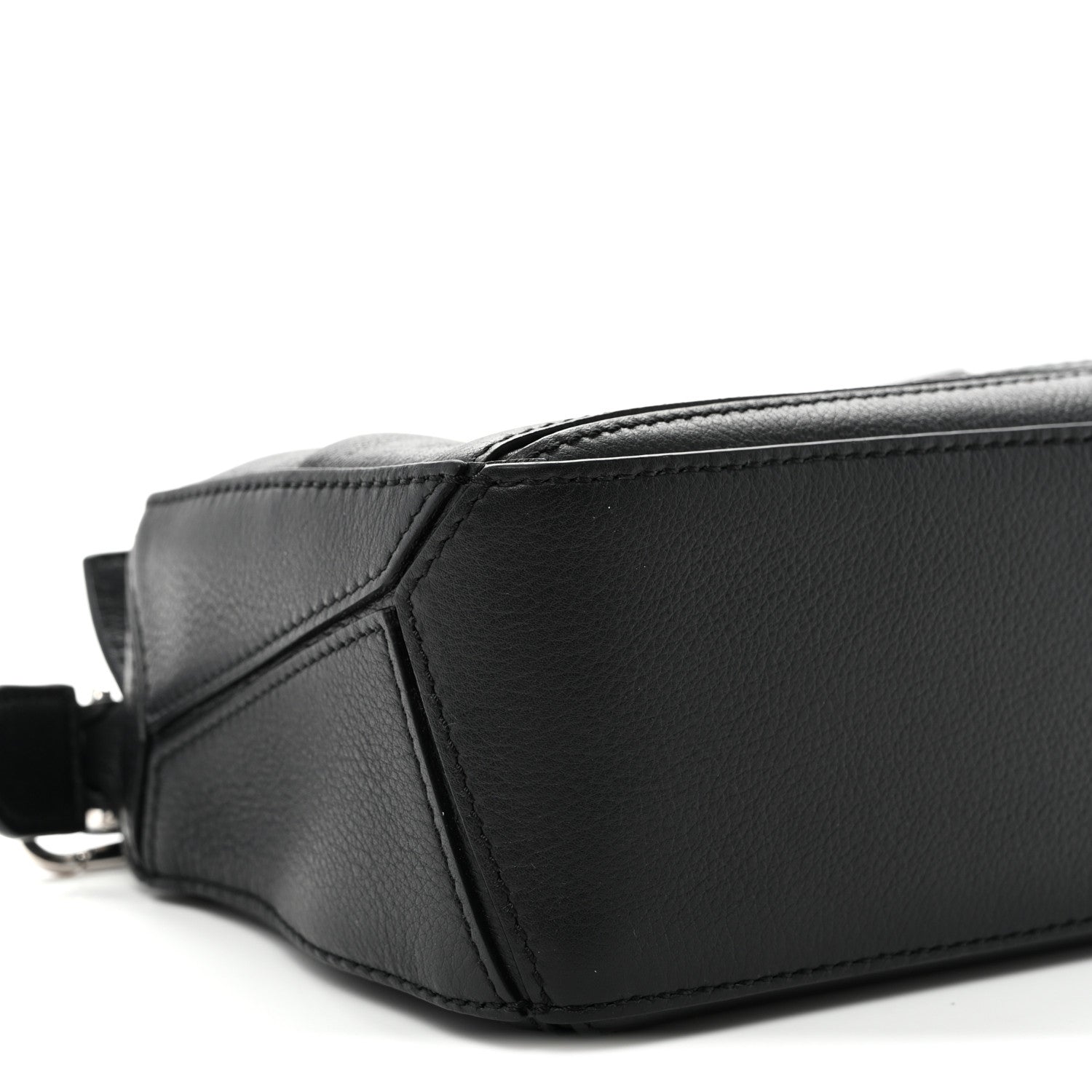 Loewe Calfskin Mini Puzzle Bag Black 8 of 9