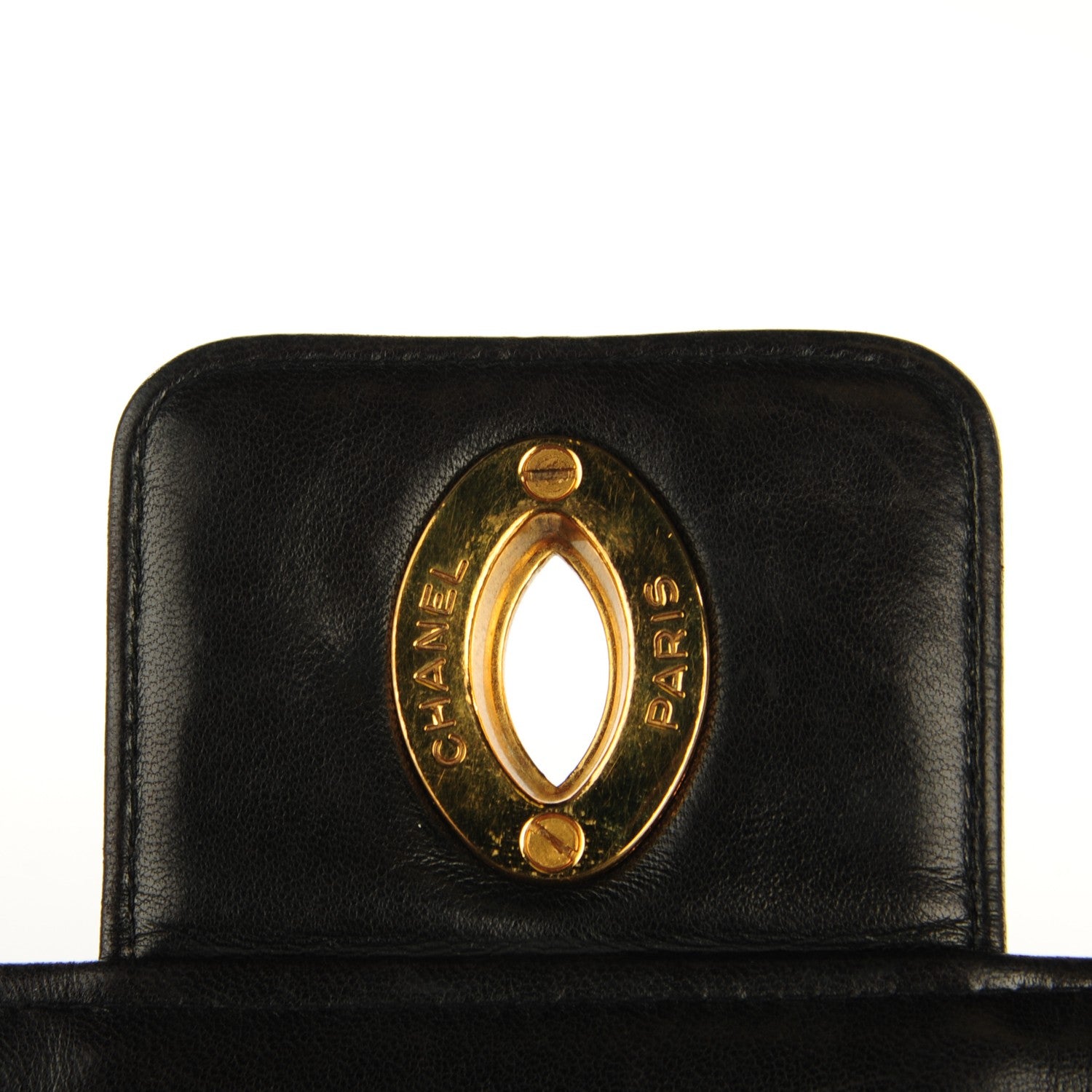 Chanel Lambskin Quilted Briefcase Laptop Bag Black 9 of 9