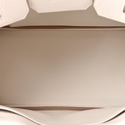 Hermes Togo Birkin 25 Gris Pale 5 of 11