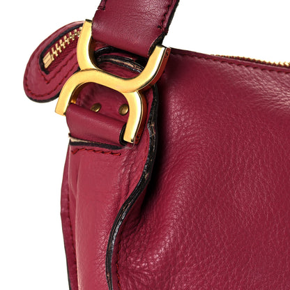 Chloe Calfskin Medium Marcie Hobo Peony Red 15 of 17