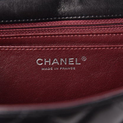 Chanel Lambskin Quilted Jumbo Single Flap Black 8 of 10