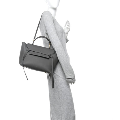 Celine Grained Calfskin Mini Belt Bag Grey 2 of 11