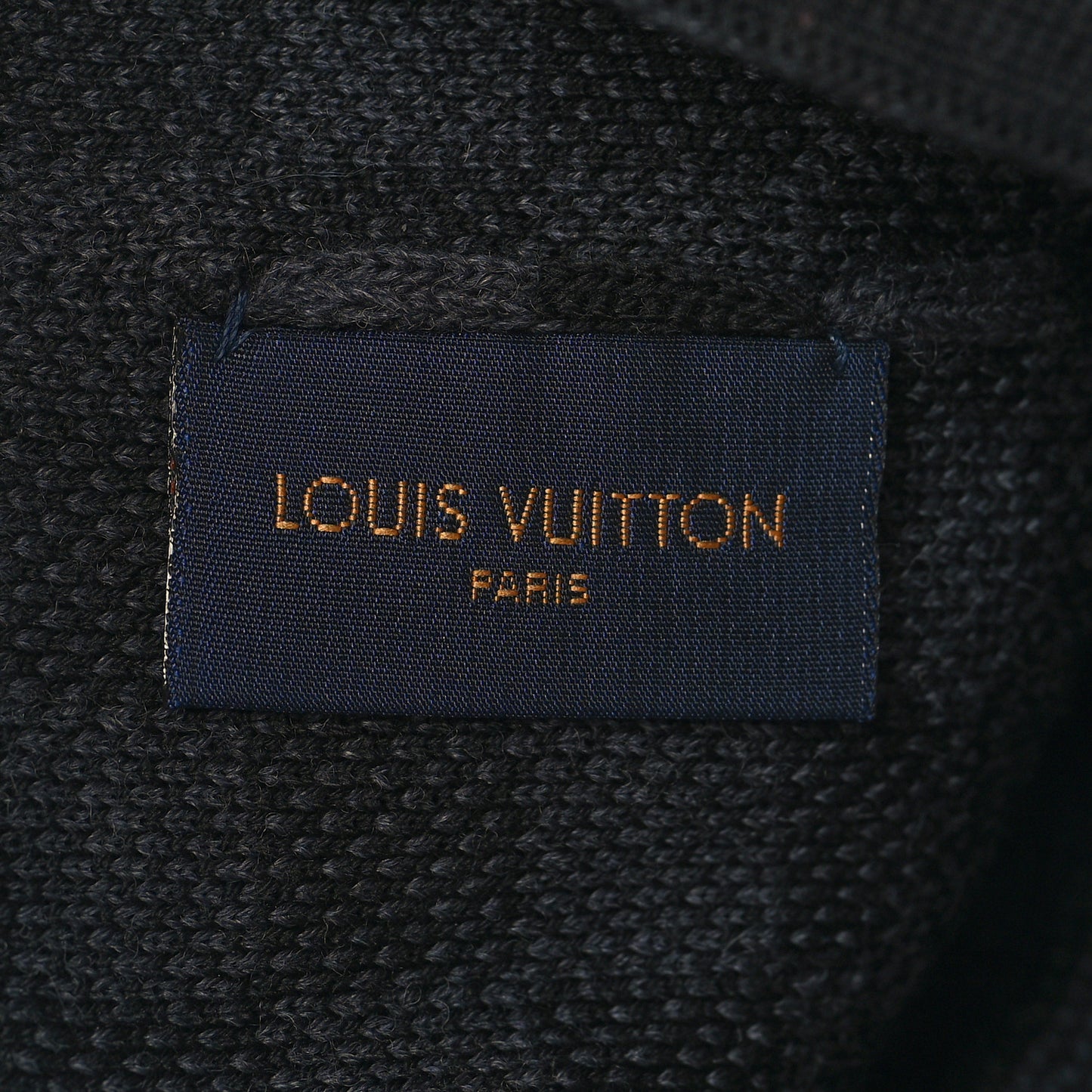Wool Bonnet Petit Damier Graphite Beanie Hat