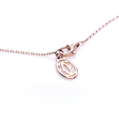 Cartier 18K Pink Gold Diamond Symbols Cross Pendant Necklace 5 of 6