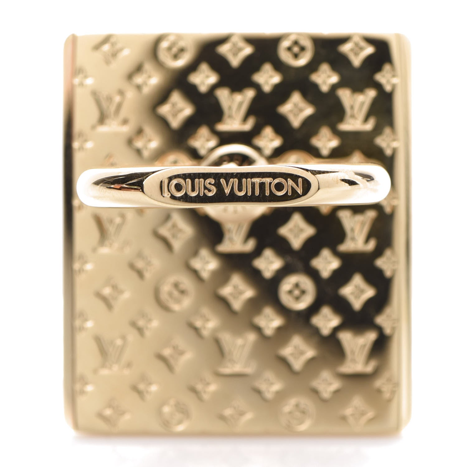 Louis Vuitton Nanogram Phone Ring Holder Gold 3 of 5
