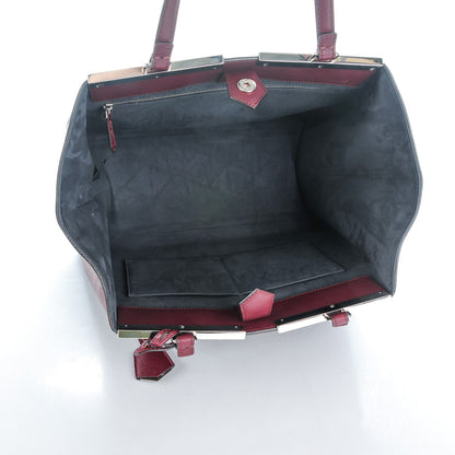 Fendi Vitello Elite Flamingo Large 3Jours Tote Bordeaux 5 of 10