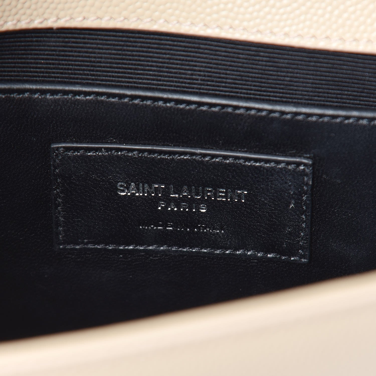 Saint Laurent Grain De Poudre Classic Kate Monogram Clutch Nude Powder 6 of 10