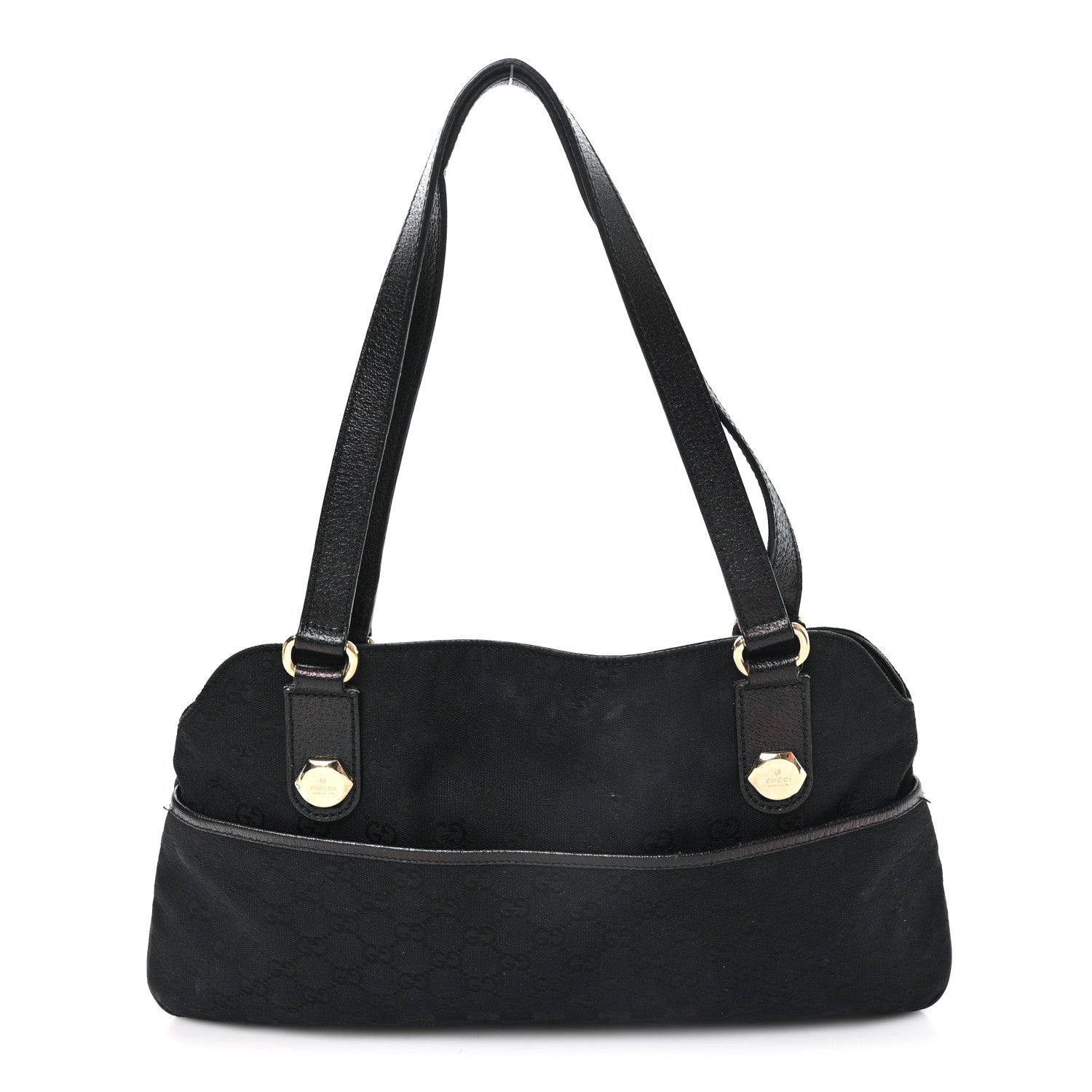 Gucci Monogram Medium Charmy Shoulder Bag Black 1 of 11