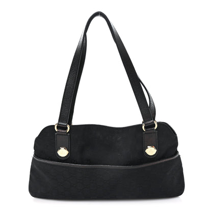 Gucci Monogram Medium Charmy Shoulder Bag Black 1 of 11