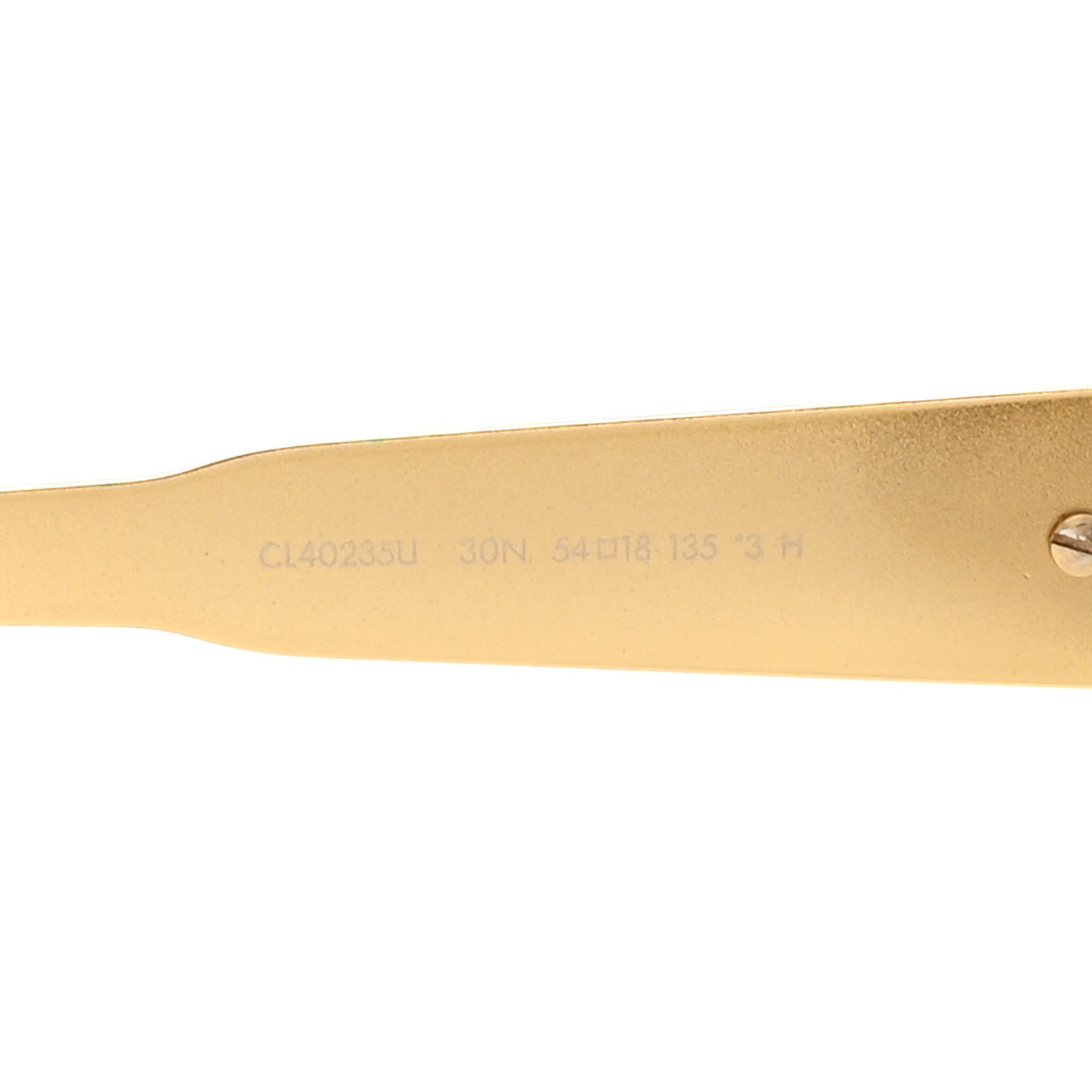 Metal Triomphe 01 Sunglasses CL40235U Gold Green
